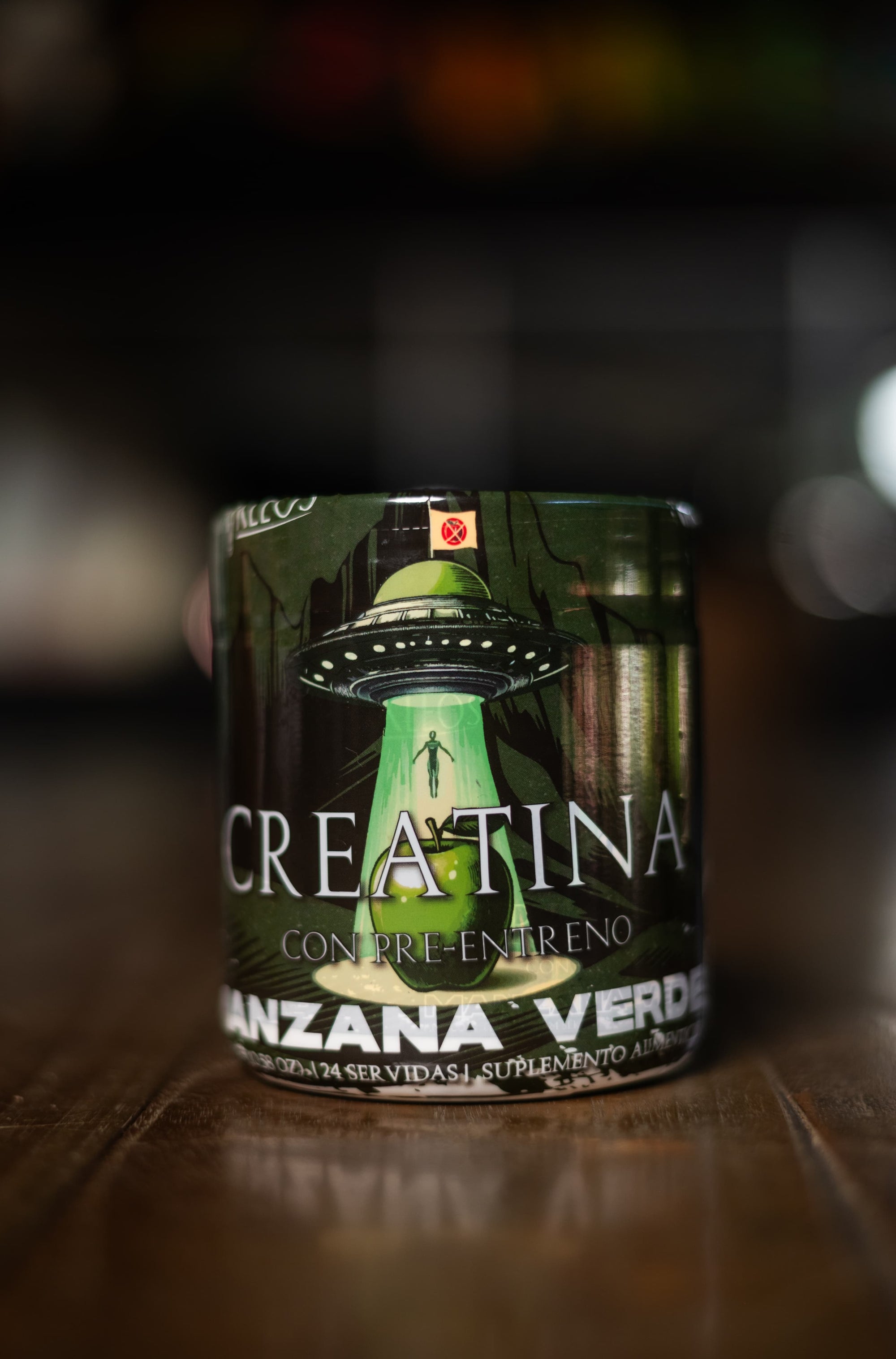 Creatina sabor Manzana verde